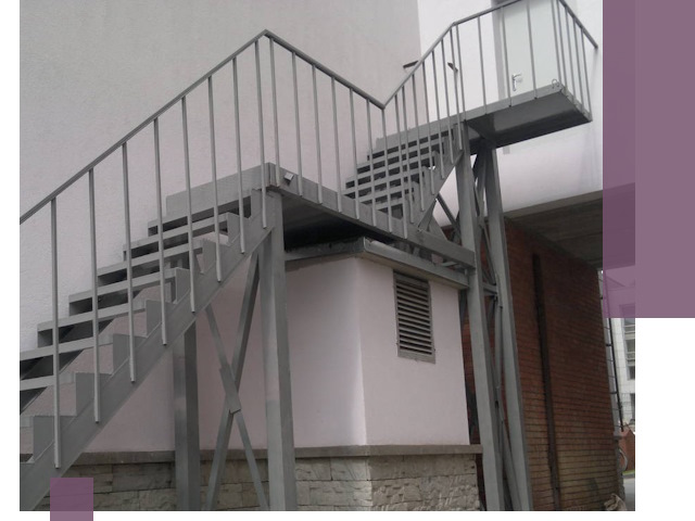 Монтаж пожарных лестниц под ключ в Кирове-Чепецке с гарантией качества