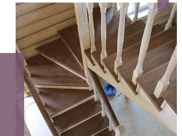 Реставрация деревянных лестниц в Кирове-Чепецке от 4567 руб.