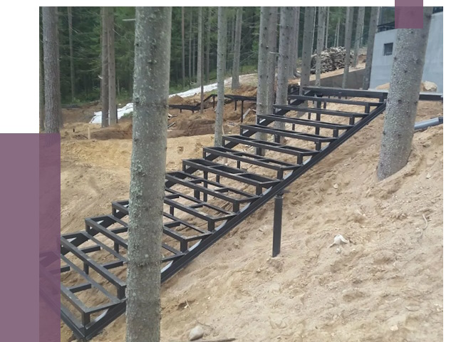 Монтаж металлических лестниц в Кирове-Чепецке от 14408 руб. 