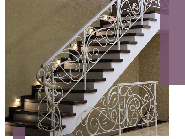 Кованые лестницы под ключ в Кирове-Чепецке — изготовление и монтаж
