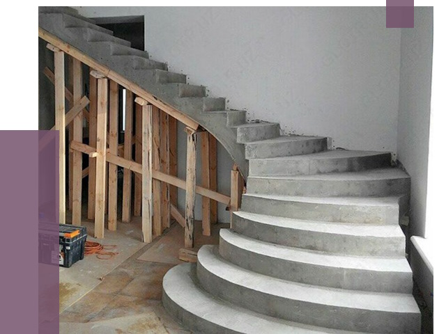 Изготовление бетонных лестниц под ключ в Кирове-Чепецке от 21204 руб. | ПРОЛЁТ-Крв