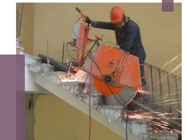 Демонтаж бетонных лестниц в Кирове-Чепецке от 4893 руб. за м2 | ПРОЛЁТ-Крв