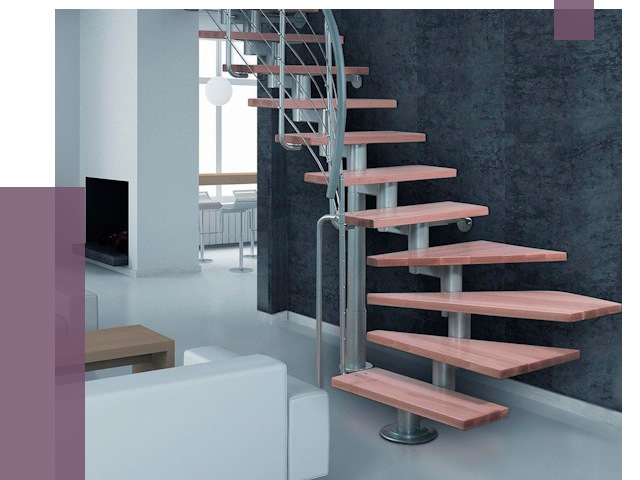 Модульные лестницы в Кирове-Чепецке от 17942 руб. — купить в ПРОЛЁТ-Крв