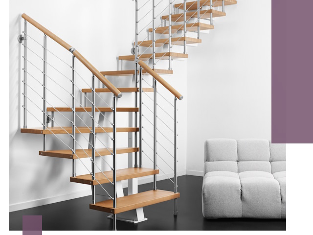 Модульные лестницы под ключ в Кирове-Чепецке — монтаж и изготовление