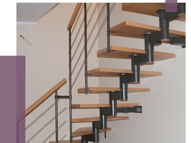 Изготовление модульных лестниц в Кирове-Чепецке от 12233 руб. 