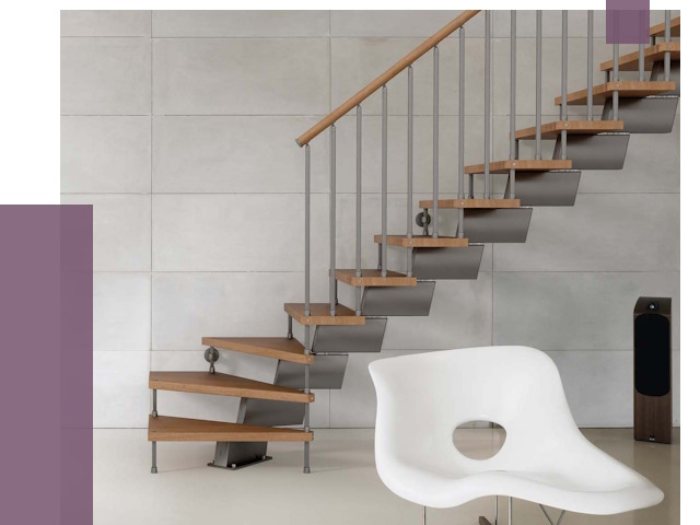 Монтаж модульных лестниц в Кирове-Чепецке от 6742 руб. 