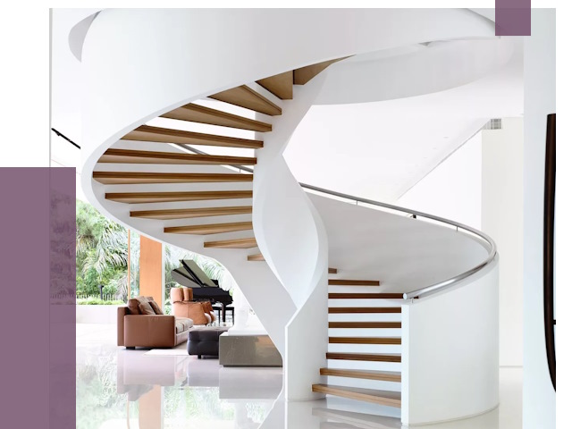 Винтовые лестницы в Кирове-Чепецке под ключ от 51652 руб. | ПРОЛЁТ-Крв