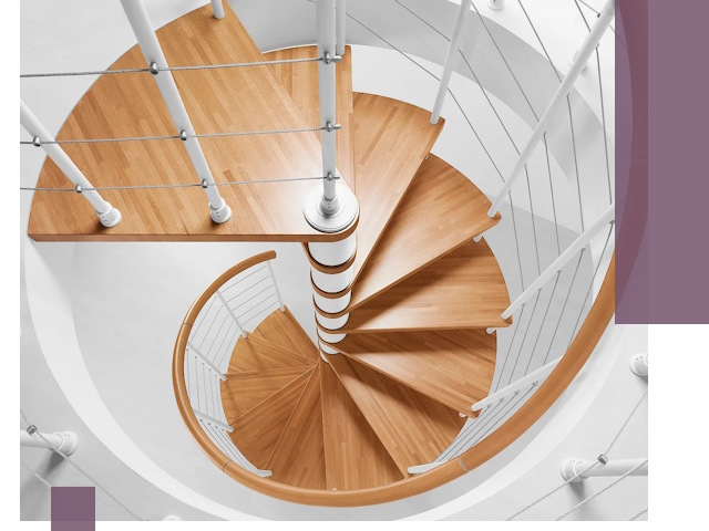 Изготовление винтовых лестниц под ключ в Кирове-Чепецке