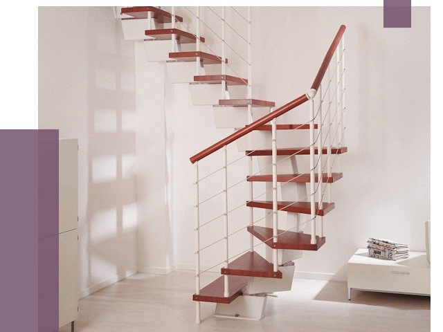 Изготовление лестниц на больцах в Кирове-Чепецке от 10330 руб. | ПРОЛЁТ-Крв