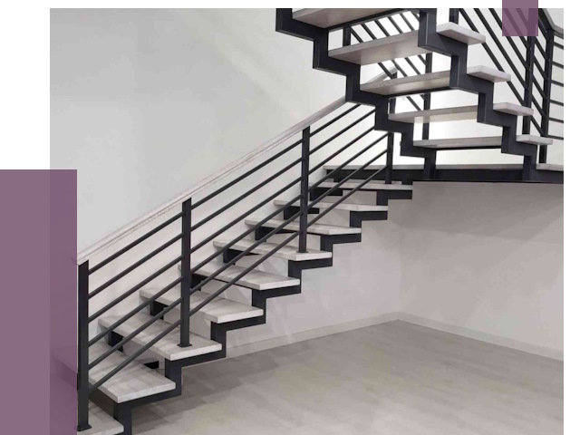 Лестницы на металлокаркасе под ключ в Кирове-Чепецке от 13593 руб. | ПРОЛЁТ-Крв