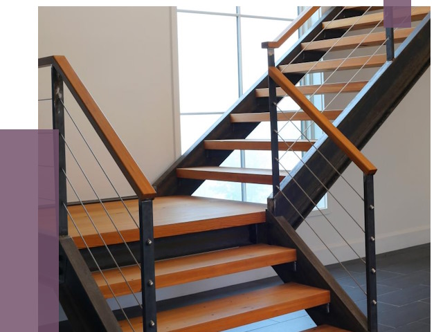 Изготовление лестниц на металлокаркасе в Кирове-Чепецке от 20117 руб. | ПРОЛЁТ-Крв