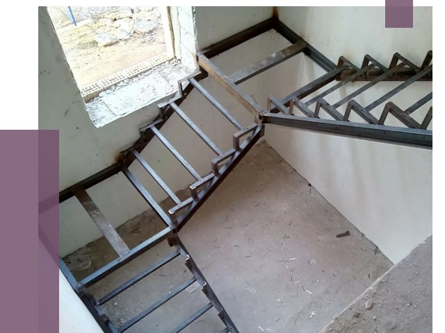 Монтаж лестниц на металлокаркасе в Кирове-Чепецке от 13593 руб. — ПРОЛЁТ-Крв