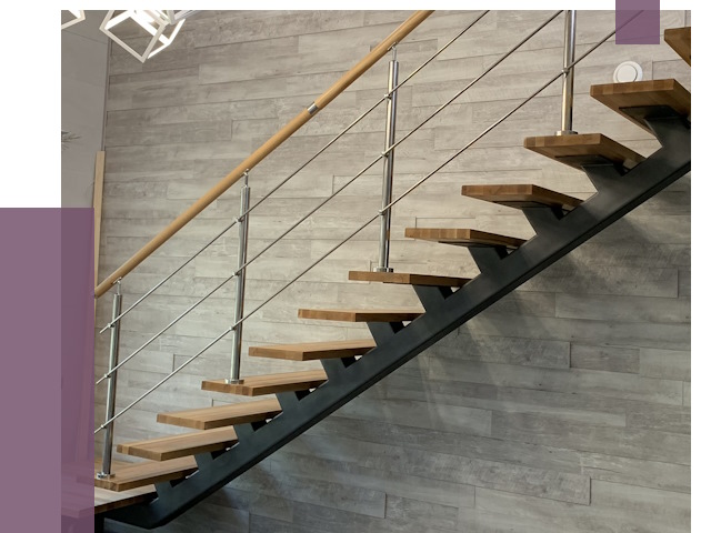 Изготовление лестниц на монокосоуре в Кирове-Чепецке от 81011 руб. 