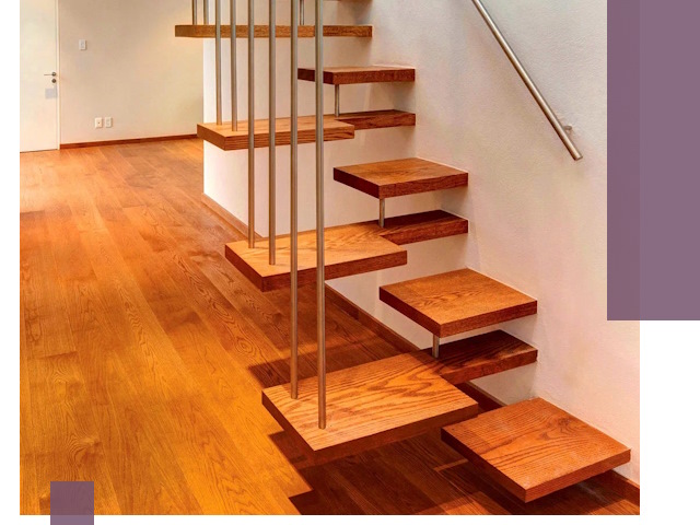 Лестницы «гусиный шаг» на заказ в Кирове-Чепецке для узких пространств