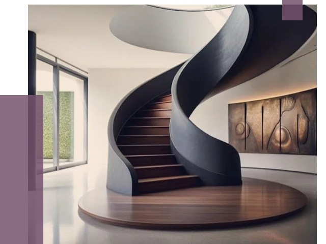 Элитные лестницы под заказ в Кирове-Чепецке от 201169 руб. — ПРОЛЁТ-Крв