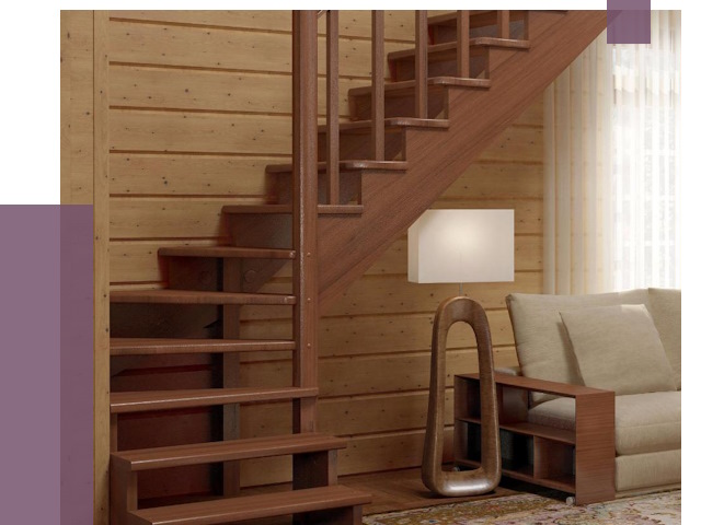 Лестницы эконом класса в Кирове-Чепецке от 19410 руб. бюджетные решения