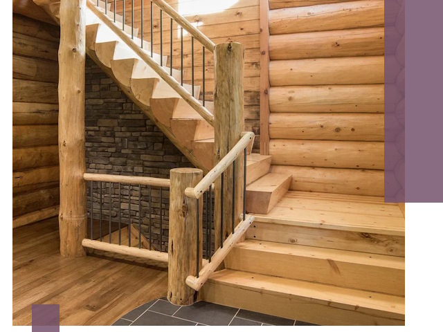 Лестницы в баню под заказ и профессиональный монтаж в Кирове-Чепецке