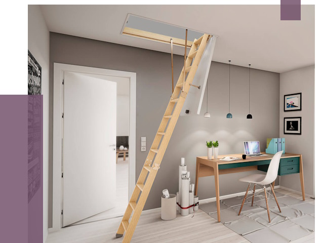 Чердачные лестницы в Кирове-Чепецке — от 15495 руб. | ПРОЛЁТ-Крв