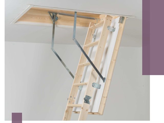 Установка чердачной лестницы под ключ в Кирове-Чепецке