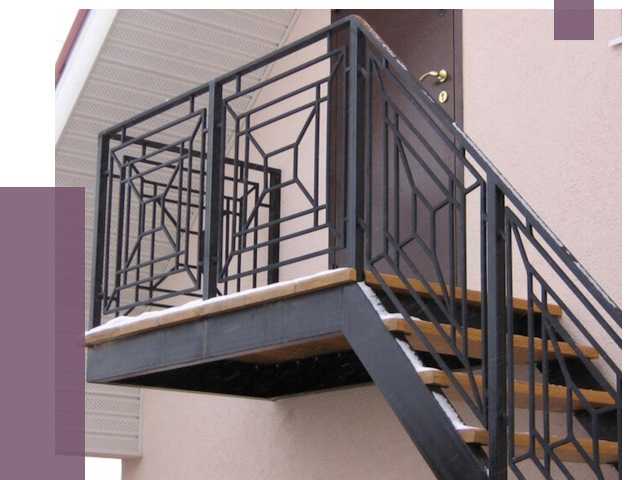 Металлические перила в Кирове-Чепецке от 4567 руб.  | ПРОЛЁТ-Крв