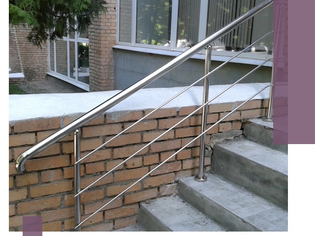 Перила из нержавеющей стали высокого качества в Кирове-Чепецке