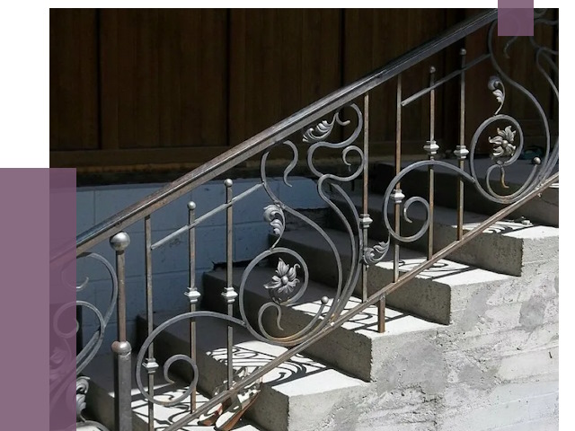 Кованые перила в Кирове-Чепецке от 9243 руб. под ключ — качество от ПРОЛЁТ-Крв