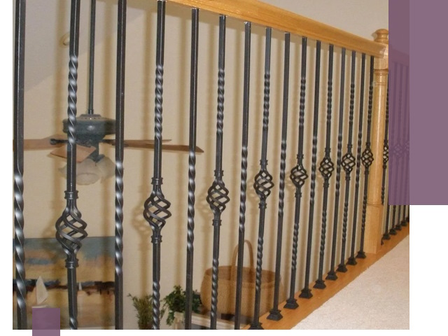 Изготовление и монтаж кованных перил в Кирове-Чепецке под ключ