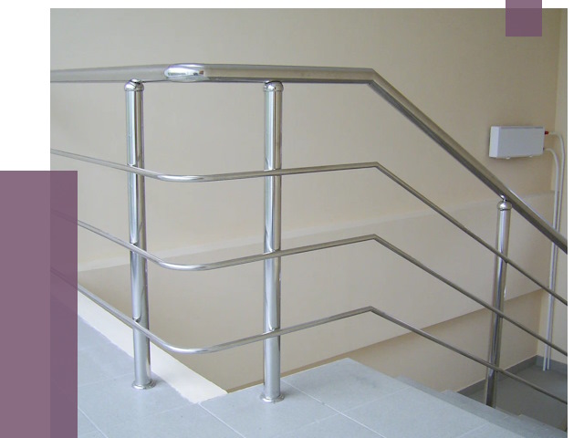 Алюминиевые перила в Кирове-Чепецке от 6742 руб. под ключ | ПРОЛЁТ-Крв