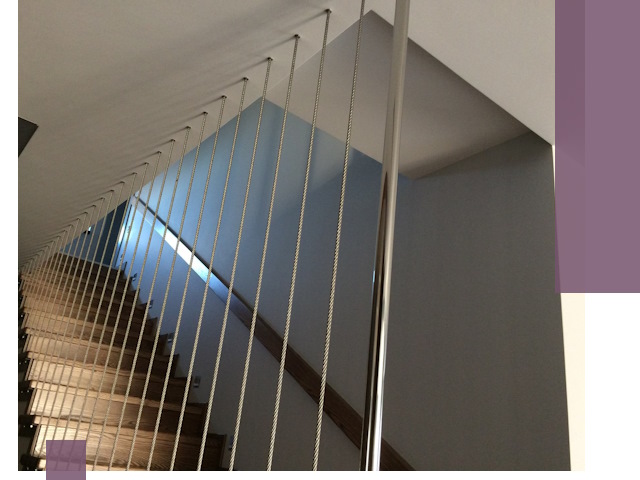 Тросовые перила под ключ в Кирове-Чепецке — производство и монтаж