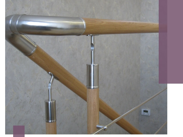 Комбинированные перила на заказ в Кирове-Чепецке — монтаж и производство