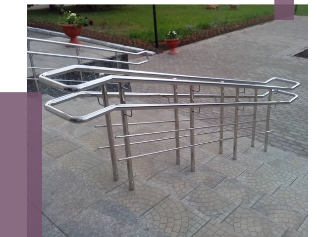 Перила для инвалидов в Кирове-Чепецке от 8069 руб. под ключ | ПРОЛЁТ-Крв