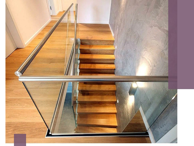 Перила для лестницы в доме — изготовление и монтаж в Кирове-Чепецке