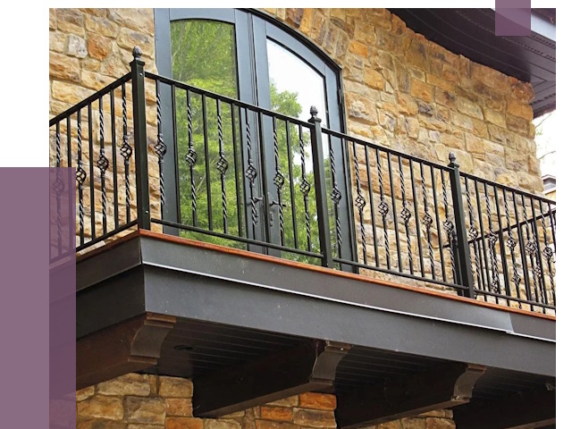 Балконные ограждения в Кирове-Чепецке от 8536 руб. — купить | ПРОЛЁТ-Крв