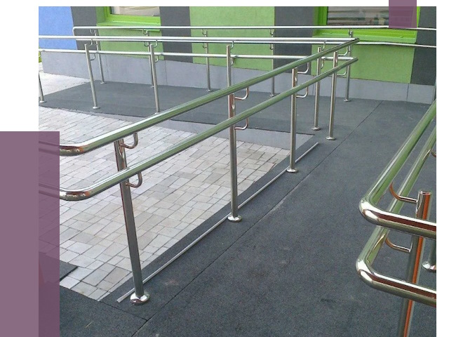 Ограждения пандусов в Кирове-Чепецке от 4621 руб. монтаж | ПРОЛЁТ-Крв