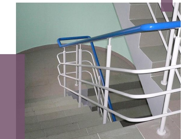 Перила в подъезде в Кирове-Чепецке — установка и замена от 7884 руб. | ПРОЛЁТ-Крв