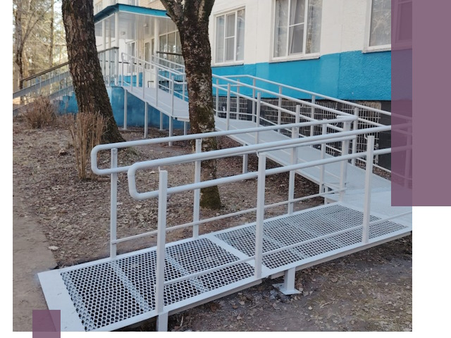 Пандусы под ключ в Кирове-Чепецке: изготовление, монтаж и демонтаж