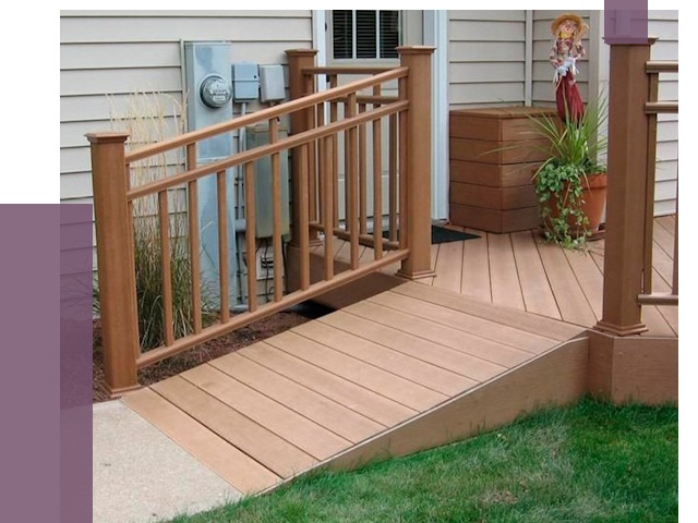 Пандус на крыльцо в Кирове-Чепецке под ключ от 8264 руб.