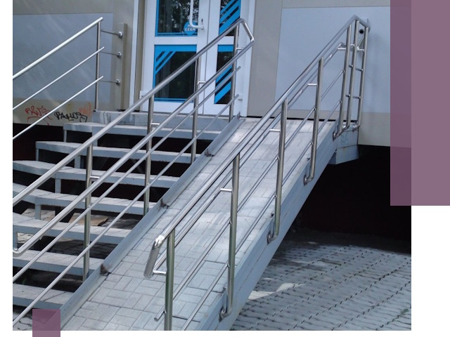 Пандус на крыльцо под ключ в Кирове-Чепецке: монтаж и изготовление