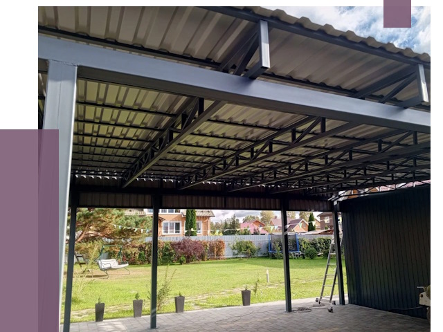 Монтаж навесов в Кирове-Чепецке от 7829 руб. — установка навеса | ПРОЛЁТ-Крв