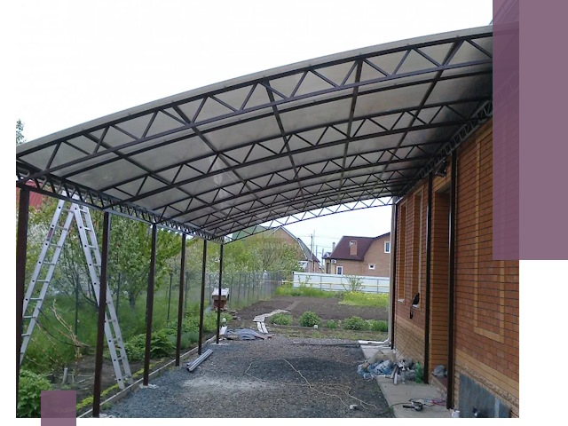 Профессиональный монтаж навесов под ключ в Кирове-Чепецке