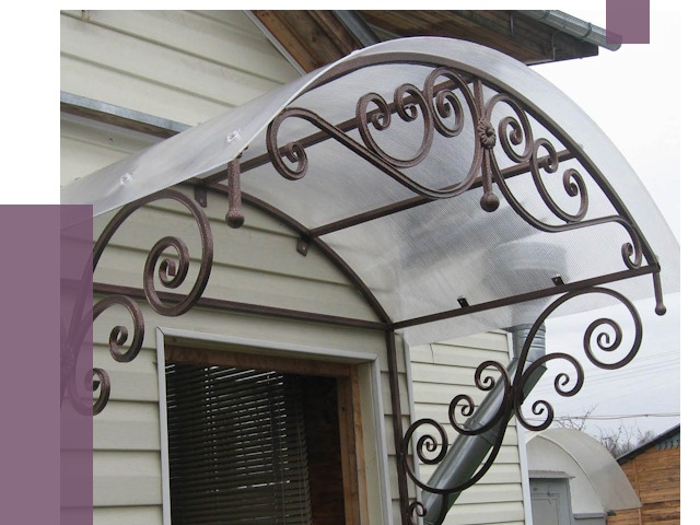 Изготовление козырьков в Кирове-Чепецке от 7829 руб. — заказать | ПРОЛЁТ-Крв