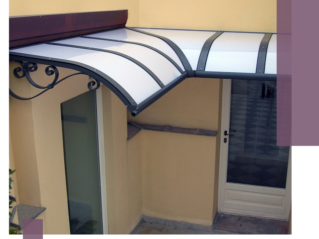 Монтаж козырьков любой сложности в Кирове-Чепецке под ключ