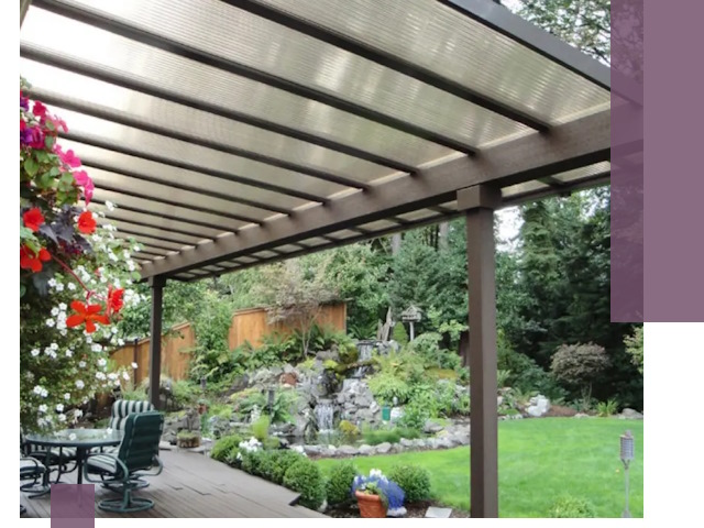 Навесы из поликарбоната под ключ в Кирове-Чепецке быстро и надёжно