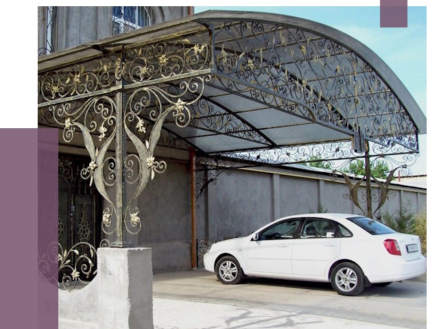 Кованые навесы в Кирове-Чепецке от 15495 руб. | ПРОЛЁТ-Крв