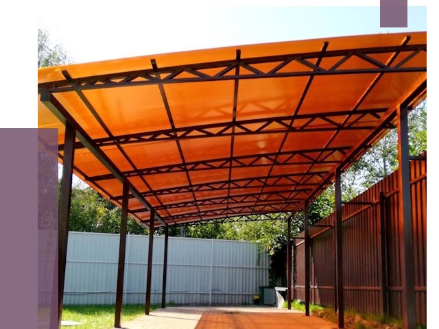 Односкатные навесы под ключ в Кирове-Чепецке от 13973 руб. 