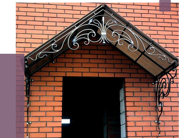 Металлические козырьки в Кирове-Чепецке от 11363 руб. 