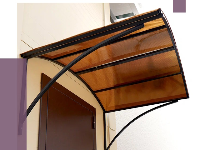 Недорогие козырьки в Кирове-Чепецке от 8069 руб.  | ПРОЛЁТ-Крв