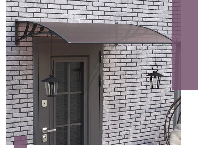 Недорогие козырьки и навесы под ключ в Кирове-Чепецке