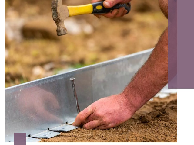 Монтаж металлических бордюров в Кирове-Чепецке быстро и качественно