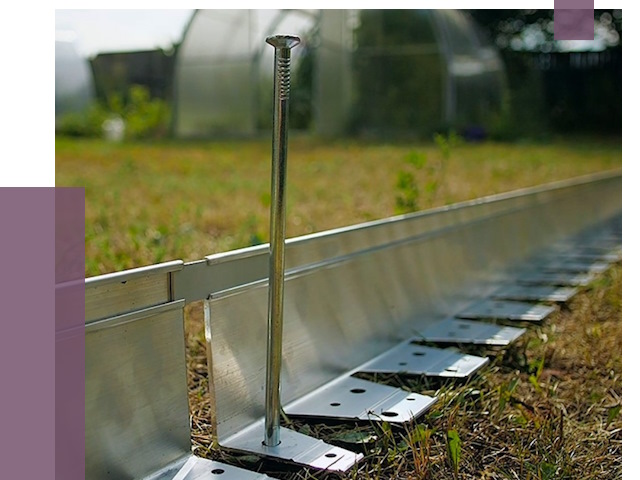 Металлические бордюры для газона в Кирове-Чепецке от 4567 руб. | ПРОЛЁТ-Крв